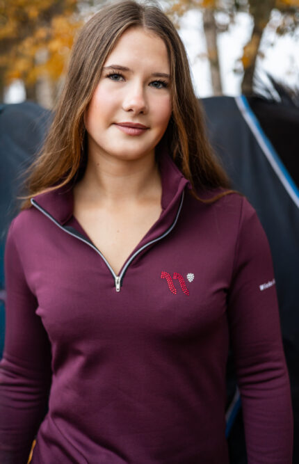 Stylowo golfik bordo